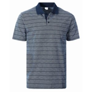 Mens Striped Color Polo T Shirt