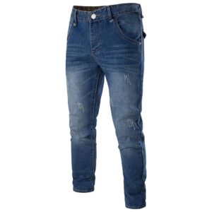 Mens Casual Fit Breathable Denim Pant
