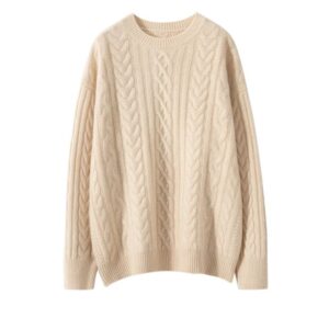 Allover Cable Knitted Pullover