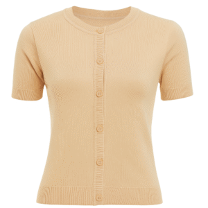 Jersey Knitted Button Cardigan