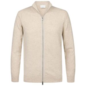Men Plain Knitted Cardigan Sweater