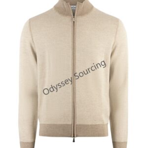 Both way Zipped Cardigan Sweater