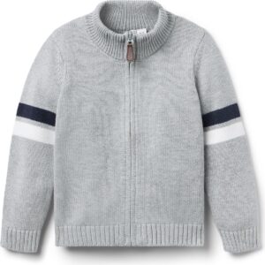 Boys Turtle neck Zipper Cardigan