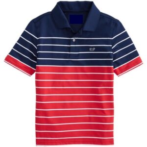 Boys Striped Polo Shirt