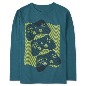 Boys Full Sleeve Printed Tee Shirt