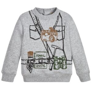 Boys Jacquard Structured Pullover