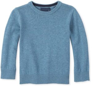 Boys Solid Knitted Pullover