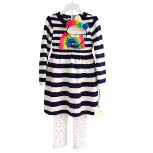 Girls Sweater and tights Set Dress