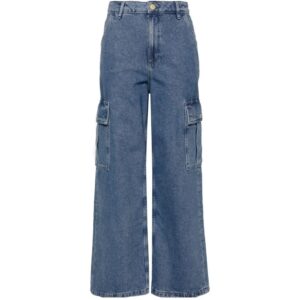 Ladies Straight Fit Denim Pant With Pocket